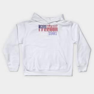 Living Sweet Freedom Since 1981 Kids Hoodie